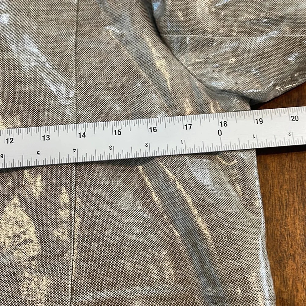 Tory Burch beige rain jacket fitted waterproof trench coat size Small - Picture 12 of 16